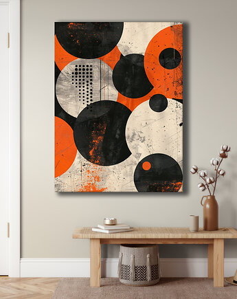 Geometria natury - Obraz na płótnie - Druk Blejtrama, Minimalizm, Loft #92, Black Sapphire Art