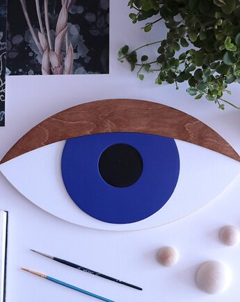 Oko 3D Tuareg orzechowa powieka, na_ha_ku 