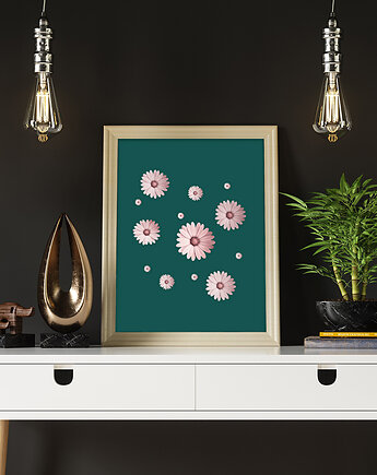 Plakat dekoracyjny z kwiatami, Dekorando