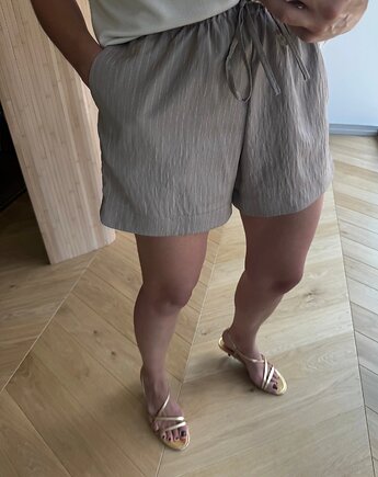 Szorty Flow taupe, Patchouli