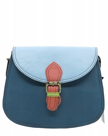 Torebka listonoszka damska skóra naturalna ze skrawków oryginalna OLIVKA, Olivka Warsaw