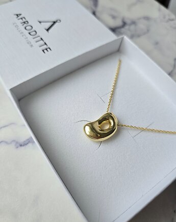 Łańcuszek z literką dmuchaną Goldie, AFRODITTE COLLECTION