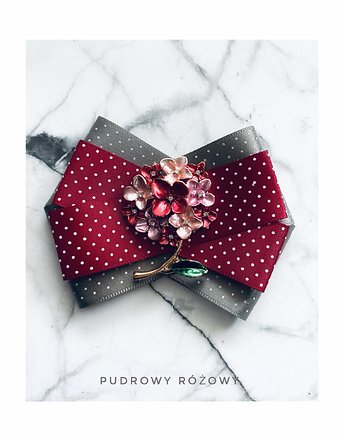 Brosza Hortensja z kwiatowej kolekcji NEW, Pudrowy Różowy