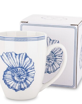 Kubek porcelanowy w pudełku 350 ml NAGAT - muszla, MIA home