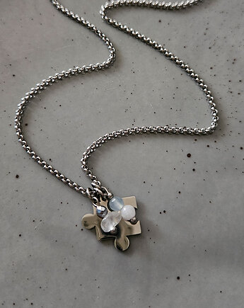 Naszyjnik puzzel z minerałami, REVEAL