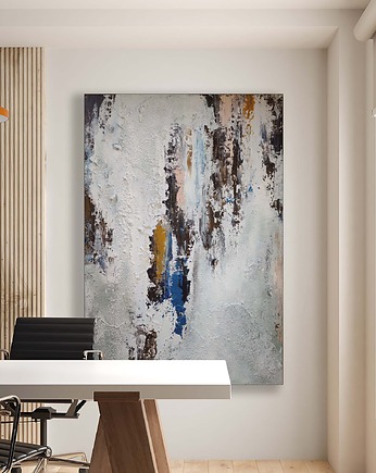 Obraz z kolekcji POZYTYWNA ręcznie malowana abstrakcja STRUKTURALNA, Diana Abstract Art