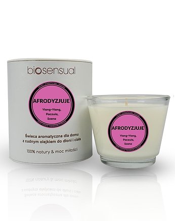 Świeca do masażu i aromaterapii AFRODYZJUJE 80g, Biosensual