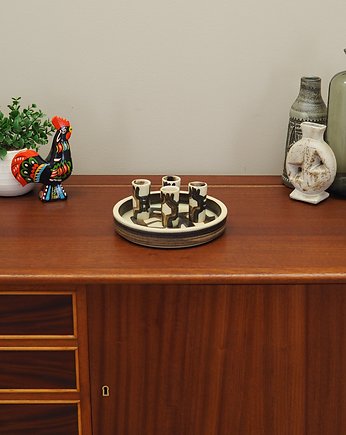 Świecznik ceramiczny, duński design, lata 70, produkcja: Dania, Przetwory design