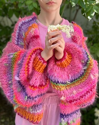 Kardigan Pink Butterfly na zamówienie, Oh! Sweater