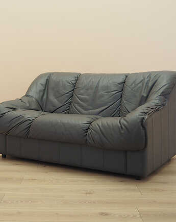 Sofa dwuosobowa skórzana, Włochy lata 70., Przetwory design