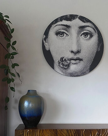 Lina Cavalieri - okrągły obraz, Lucci Design