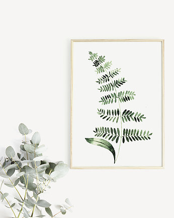 Plakat rośliny - paprotka, Merely Susan