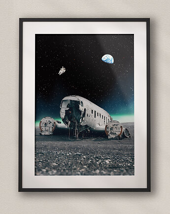Plakat Islandia 1973 - Kolaż Fine Art, DAPIDOKA