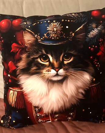 Poduszka bożonarodzeniowa kotek, MOJAMAJA