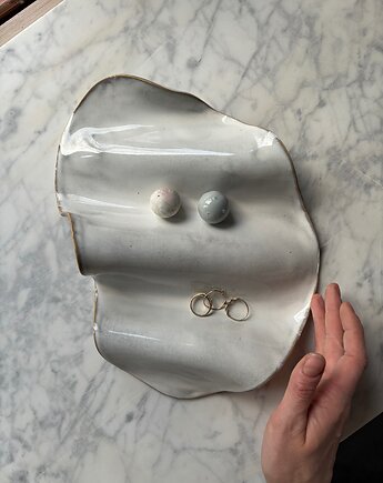 Ceramiczna Rzeźba Fala na Biżuterię Waterfalls, Maison Fragile