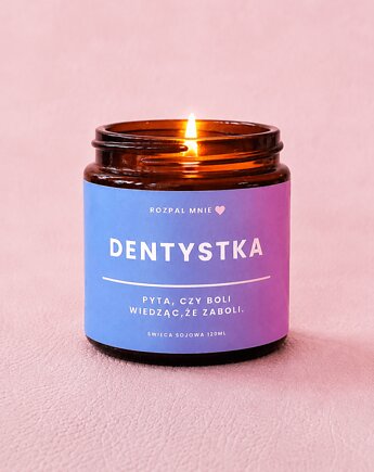 Świeca zapachowa DENTYSTKA, SOy