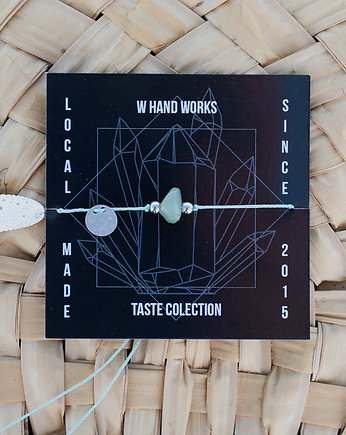 Bransoletka Taste Raw - Surowy Amazonit i Hematyt, w hand works