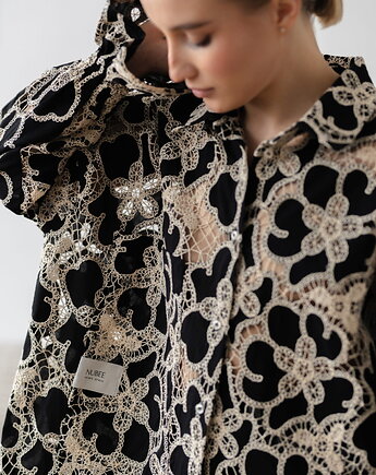 Spektakularna koszula Nastrój - haft ażurowy, Nubee