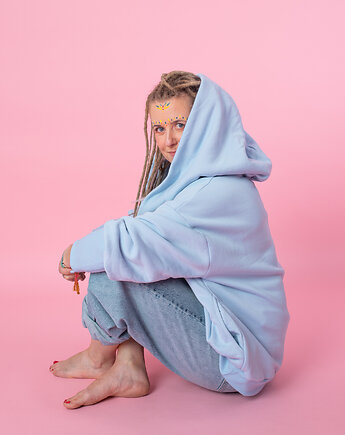 Bluza damska, bluza damska z wielkim kapturem i kieszeniami, NavahoClothing