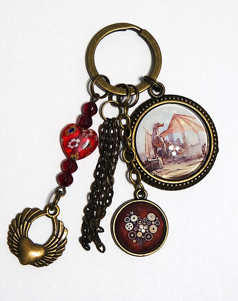 Breloczek - Smok, serce, yenoo