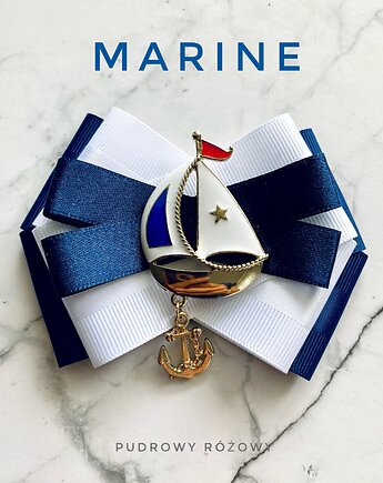 Brosza Marynarska / Żeglarska  Kolekcja MARINE  NEW, Pudrowy Różowy