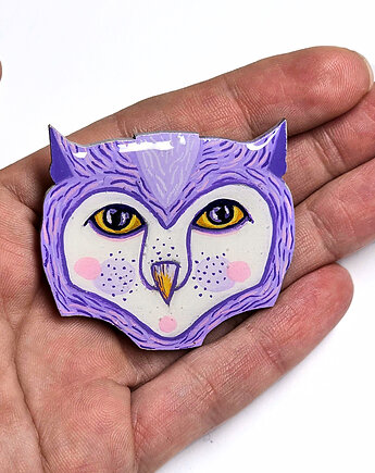 Broszka SOWA, Made in Forest