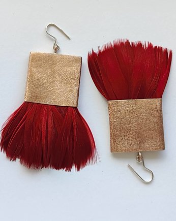 PIÓRKO kolczyki, Katarzyna Kaminska ART