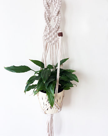 Kwietnik  ze sznurka CROWN makrama, pixidixi craft