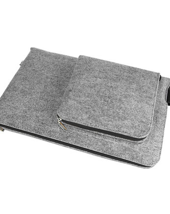 ETUI NA LAPTOPA I ZASILACZ 04 czarny zamek, purol design