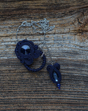 Sutaszowy minimal- wisior soutache, Mró Soutache