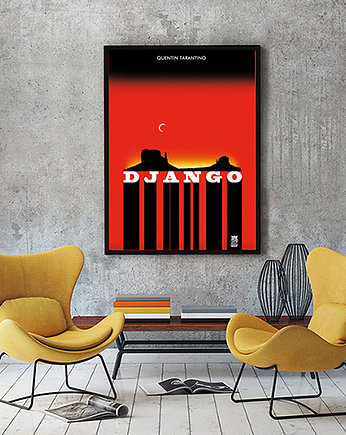 Plakat filmowy Django, kasia piotrowicz