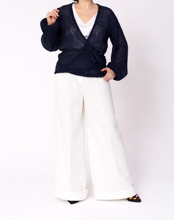 Lekki sweter mgła Nadia - Granatowy, YOU by Tokarska