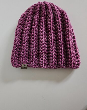 Czapka wełniana w kolorze starego różu, Las i Łąka