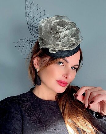 Fascynator  ELWIRA / oraz inne kolory, MONIKA SAXTON LUXURIOUS MILLINERY