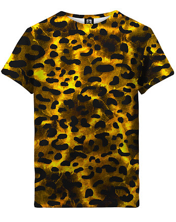 T-shirt Girl DR.CROW Gold Leopard, DrCrow
