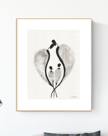 Obraz 30X40 cm malowany ręcznie, MiniMalArt
