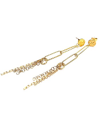 Kolczyki pozłacane Alloys Collection  Chain vol. 4 , KiKa pracownia