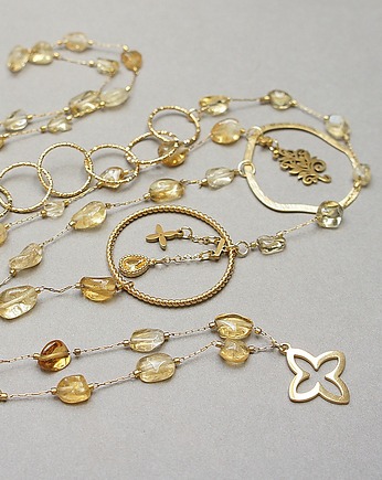 Sautoir /Cytryn vol. 2/ 22.03.26 - długi  naszyjnik, KiKa pracownia