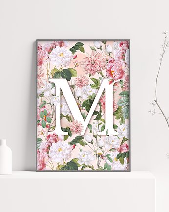 Plakat Z Literą 30x40 cm Personalizowany, Patternosophy