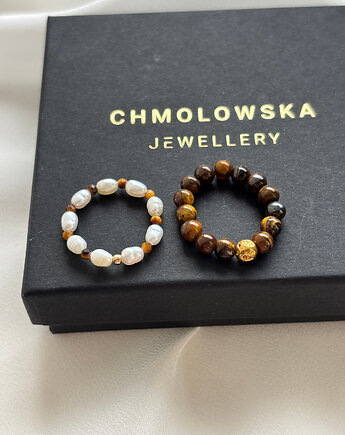 Zestaw Pierścionków elastycznych, Chmolowska Jewellery