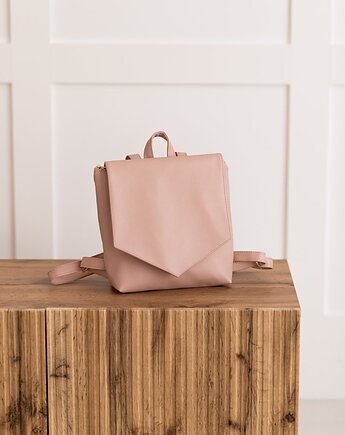 LOTUS Blush Vegan-Leather Mini Backpack, Zoe&co