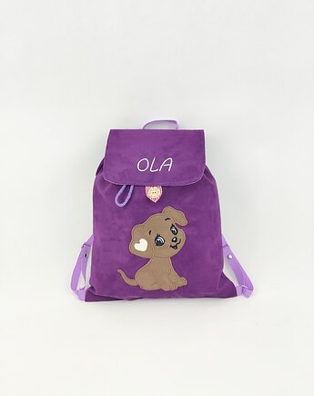 Plecak z pieskiem, personalizowany prezent dla dziecka, Enitka Sweet Baby Room