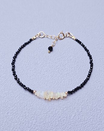 Delikatna Bransoletka  Opal & Spinel, ILEA