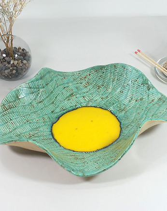 Duża misa ceramiczna na owoce, sałatki czy przekąski, 10FingersArt