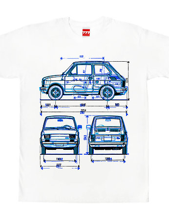 koszulka FIAT 126 MALUCH X 3 tshirt, 777 Tshirts