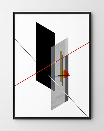 Plakat Geometria Bauhaus v2, OKAZJE - Prezent na Wesele