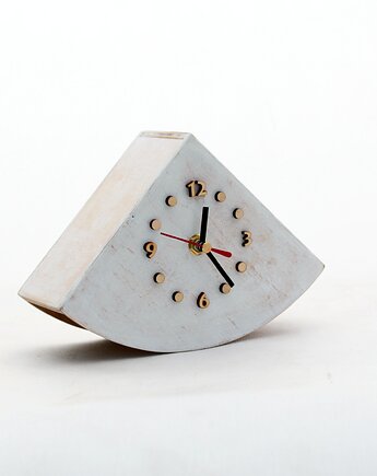 Zegarek CICHY Bujaczek BIAŁY, Clock Wood Studio