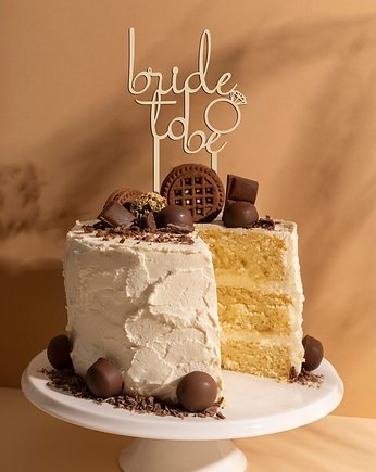 Topper na panieński BRIDE TO BE Ozdoby na wieczór panieński, smxdsgn