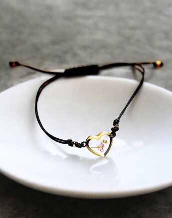 Bransoletka złota czarna Smagliczkowa czułość, Lovely Jewellery