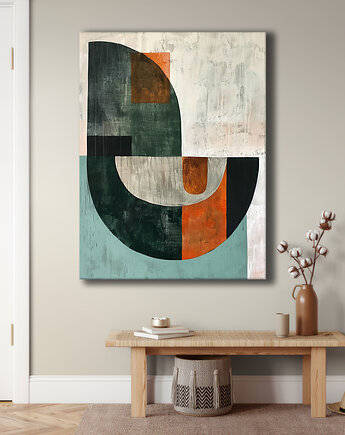 Geometria natury - Obraz na płótnie - Druk Blejtrama, Minimalizm, Loft #138, Black Sapphire Art